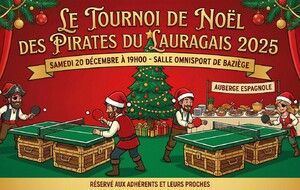 Tournoi de Noël 2025 des adhérents et leur famille