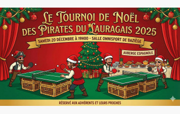 Tournoi de Noël 2025 des adhérents et leur famille
